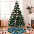 thumbnail image 7 of Yiaed Modern Excavator Print Christmas Tree Skirt , Tree SkirtsTree Mat for Christmas Winter Holiday Indoor Decorations-30", 7 of 7