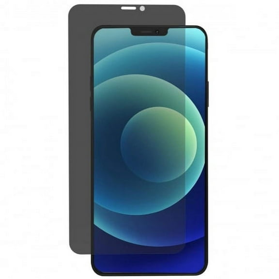 Tempered Glass Privacy Screen Protector for iPhone 12 Pro Max - Curved Anti-Spy Anti-Peep 3D Edge Case Friendly R8Y Compatible With iPhone 12 Pro Max