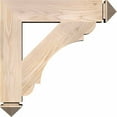 thumbnail image 3 of Ekena Millwork 4"W x 18"D x 18"H Funston Traditional Rough Sawn Bracket, Western Red Cedar, 3 of 39