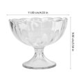 thumbnail image 2 of PENGXIANG 2 Ensembles de Coupes à Salade Transparentes Coupes à Pudding Multifonctions Verres à Dessert pour la Maison, 2 of 6