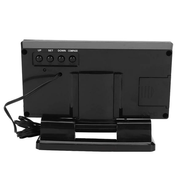 4.6" LCD Screen Digital Compass with Calendar Clock In/Out Thermometer Blue LED