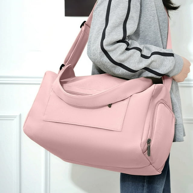 Bolso de yoga deportivo de gran capacidad para viajar | Bolsa cruzada impermeable para gimnasio para mujer | Almacenamiento de entrenamiento para natación fitness | 26L | Correa ajustable