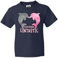 thumbnail image 3 of Inktastic You're Flippin' Fintastic Dolphins Youth T-Shirt, 3 of 5