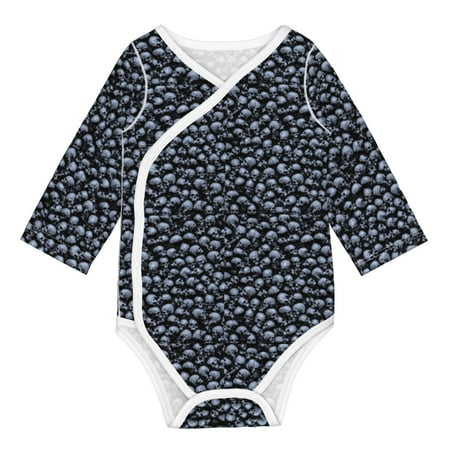 

Coaee Gothic Skull for Soft Cotton Baby Long-Sleeve Bodysuit Girls Boys Bodysuit Romper