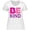 AA-White, variant on Be Kind Logo in Pink and Purple Women's Plus Size T-Shirt