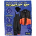 thumbnail image 6 of iXtreme Boys Snowsuit Set - 2 Piece Insulated Ski Jacket and Snow Pants Overall Bibs for Boys (4-18), 6 of 7