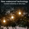 thumbnail image 3 of Hyasfey 1/2/3Pcs Solar Camping Light 3 Modes Adjustable Waterproof USB Rechargeable Super Bright Outdoor Hiking Tent Hanging Bulb Lamp Emergency Lantern, 3 of 7