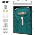 thumbnail image 6 of Shadow Box Frame, Jersey Frame, Display Case, Jersey Display Extra Large Frame 32’’ x 24’’ with Locks, Hangers, Velvet Pinboard, and Wall Mount for Jersey and Uniform (Set of 2), 6 of 6