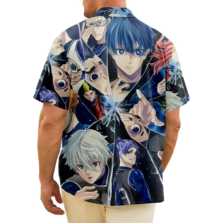 Men's Anime BLUE LOCK T Shirt Men,Fashion Summer T-shirt Gifts For Men,T  Shirts