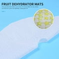 Qtmnekly 8 Pcs Round Silicone Dehydrator Sheets, NonStick Fruit