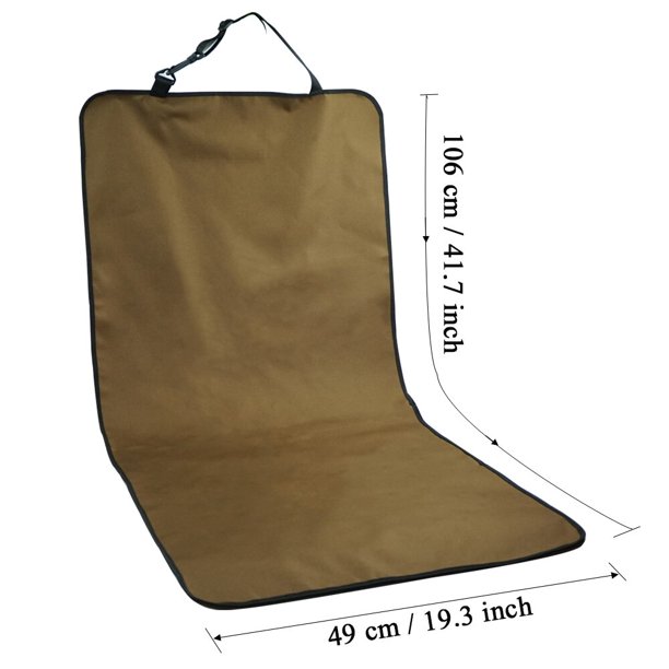 Cubierta impermeable para asiento trasero de coche, alfombrilla protectora para mascotas, accesorios de viaje de seguridad trasera para gato, perro, transportador de mascotas, alfombrilla para asiento trasero de coche Tan Jianjun unisex