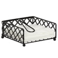 thumbnail image 1 of Porte-serviettes plat Lattice Collection avec bras pivotant lesté, noir, 1 of 3