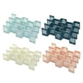 thumbnail image 4 of Tablero organizador separador de almacenamiento de plástico con forma de panal de 12 piezas Blanco, 4 of 9