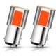 thumbnail image 1 of 10 Pieces 1157 BAY15D LED Bulbs for Auto Brake Lights Turn Signals Stop Rear Turn Lamp,Red, 1 of 5