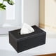 thumbnail image 4 of Funda para caja de pañuelos de piel sintética | Porta pañuelos de piel sintética estilo restaurante de hotel | Cajón decorativo con base estable y opciones de varios tamaños, 4 of 5