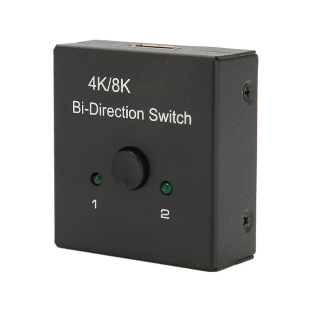 Interfaz multimedia HD 8K 4K, conmutador bidireccional, divisor de interfaz multimedia HD Plug and Play de 40 Gbps para PS4 y Xbox