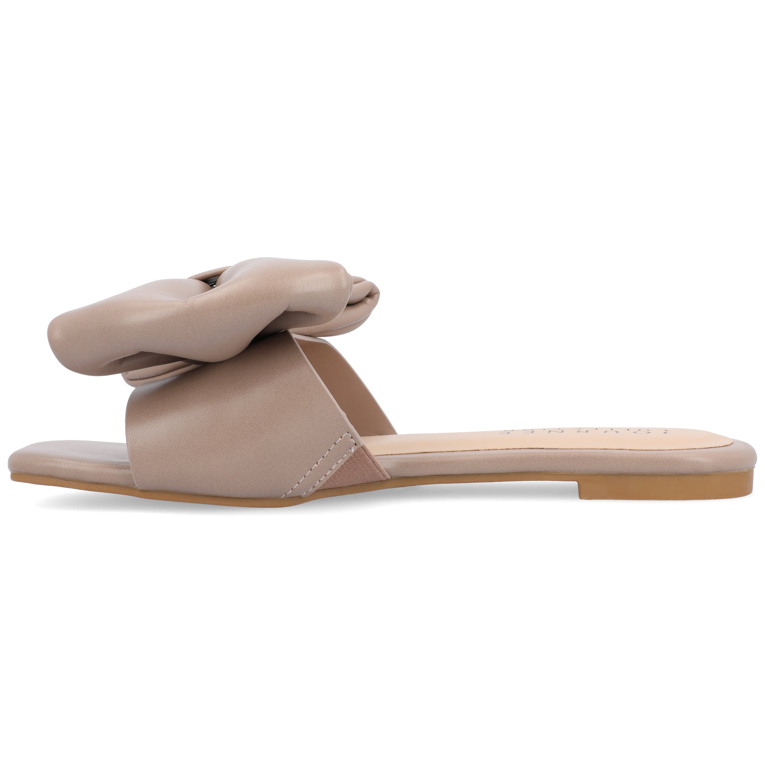 Journee Womens Fayre Slip On Flat Sandals, Widths Available