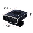 thumbnail image 3 of Ventilador Calefacción Refrigeración para Coche 12V/24V 150W Desempañador Parabrisas Accesorios () Blanco, 3 of 6