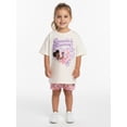 thumbnail image 3 of Gracie's Corner Toddler Girls Hearts Graphic Tee and Shorts Set, 2-Piece, Sizes 12M-5T, 3 of 8