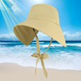 thumbnail image 6 of hengtong Sun Protection Hat Adjustable Stylish Fisherman Hat for Summer Hiking Travel Khaki, 6 of 9