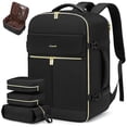 thumbnail image 1 of Mochila de viaje LOVEVOOK 40L para portátil impermeable de 17,3" para mujer, 1 of 9