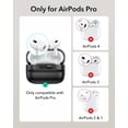 thumbnail image 2 of ESR - Funda para AirPods Pro (2023/2022/2019, 2ª/1ª generación), Compatible con Airpods Pro 2 (Cable USB-C/Lightning), MagSafe Ready, Cerradura de tapa magnética, Cubierta de protección contra caídas, 2 of 5