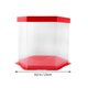 thumbnail image 2 of Caja prismática hexagonal para pasteles, caja de regalo transparente, contenedor de almacenamiento de plástico, 1 ud. HOMEMAXS 8722128-MX, 2 of 6