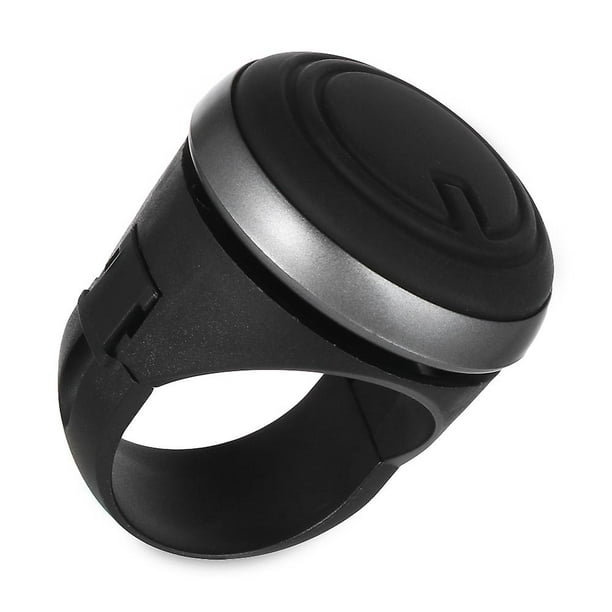 Rotación de 360 grados, ajuste Universal, volante giratorio de coche negro, perilla giratoria, rodamiento de Metal, mango de potencia, refuerzo en forma de bola ShuxiuWang 8390613427267