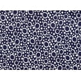 thumbnail image 2 of Zelouf Print On Ity  , Sewing, DIY, Crafts Fabric by the Yard, 414 Navy/wht, 7 Yard, 2 of 2