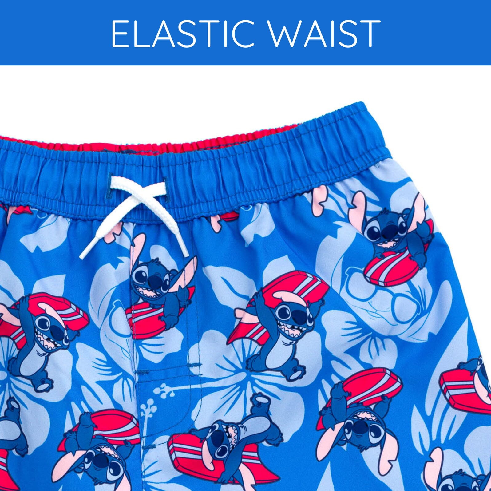 Disney Lilo & Stitch UPF 50+ Swim Trunks Bathing Suit Little Kid to Big Kid