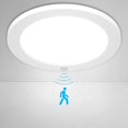 thumbnail image 1 of Lámparas para Entrada 22.5cm 3000K/4000K/6500K Lámpara de Techo LED Detección de movimiento, Redonda Plafon Modernas para Cocina/Pasillo/Armario/Baño/Sala Temperatura de Color Ajustable (22.5cm-18W), 1 of 9