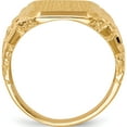 thumbnail image 2 of 14K Yellow Gold 14.0 X 13.0mm Open Back Men's Signet Ring (Size 10) Made In United States rs354, 2 of 5