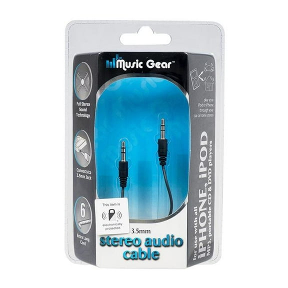 DDI 2349409 6' Stereo Audio Cable Case of 36