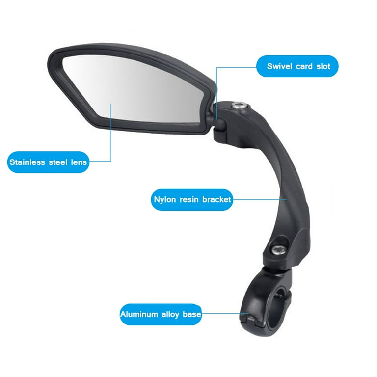 FANCY Cycling Bike Bicycle Handlebar Rear View Mirror MTB Road Bike Folding Rearview