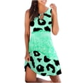 thumbnail image 2 of Ichuanyi liquidación femenina moda impresas impresas vestidos largos sin mangas ICHUANYI WER202308210392, 2 of 5