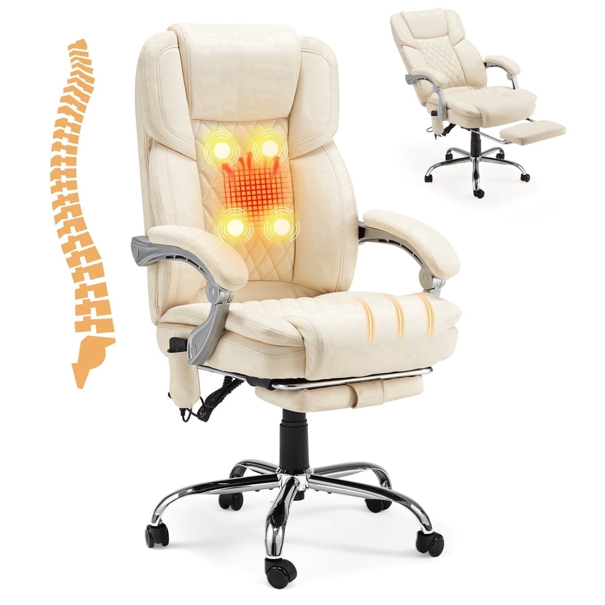 bupplee executive office chair heated product