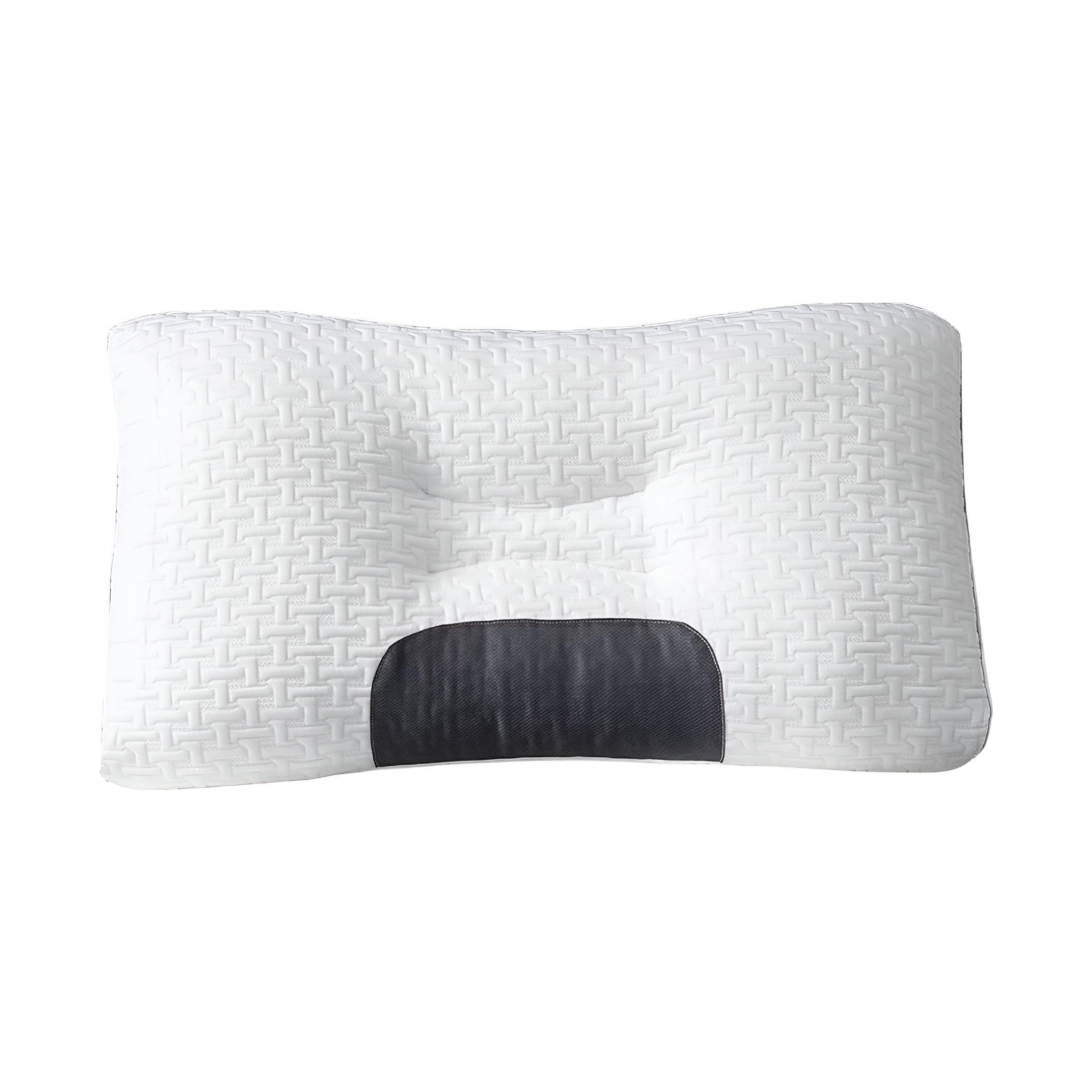 LAMIRO Pillow for Sleep Apnea,Orthopedic Deep Sleep Pillows,Ergonomic Pillow for Neck and Shoulder,Side,Back,Stomach Sleepers (L)