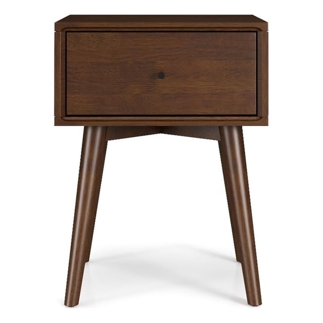 Table de Chevet Moderne Mi-Siècle en Noyer Cooper avec 1 Tiroir