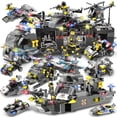 thumbnail image 5 of Military aircraft carrier police building blocks children assembled DIY toys, 5 of 8