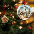 thumbnail image 4 of E Wooden Nativity Scene Ornament Religious Christmas Tree Decor Jesus Birth Scene Holiday Home Gift Multicolor Style E 3X3Inch, 4 of 9
