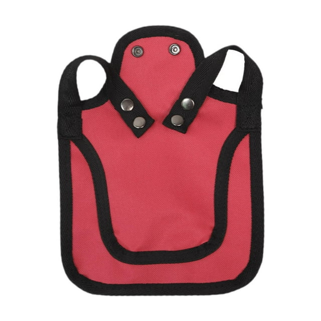 Silla de montar para pollo, protector de aves de corral para espalda y costados con hebillas de Metal, ropa Oxford con correa ajustable, delantal para Rojo