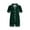 Green, variant on Toddler Pajamas Set Summer Short Sleeve Tops and Shorts Two-Piece Botton Lapel Suit Soild Color Kids Clothes