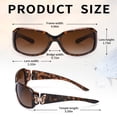 thumbnail image 4 of Gafas de Sol LVIOE Polarizadas con Decoración de Mariposa para Mujeres, 4 of 5