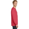 thumbnail image 3 of Port & Company Pigment Dyed Long Sleeve Pocket Tee-S (Poppy), 3 of 6
