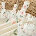 thumbnail image 4 of Piomll Girl's Bodysuits Summer Sleeveless Floral Print Casual Breathable Jumpsuits, 4 of 9