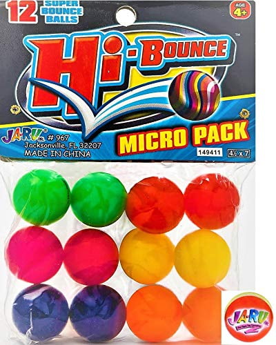 200 SUPER HIGH BOUNCE BALLS HI BOUNCY RUBBER BALL SUPERBALL PARTY FAVORS CAT TOY 