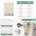 thumbnail image 6 of Vintage Colorful Butterfly Balloon Curtains 63 Inch Length for Living Room/Bedroom, Watercolor Butterflies Rustic Rod Pocket Privacy Door Curtains Decorative Tie Up Shade for Window 52"x63", 6 of 8