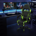 thumbnail image 4 of MoNiBloom Ergonomic Gaming Chair, Faux Leather PC Computer Seat Rolling Caster Wheels with Lumbar Support for Office, Green, 4 of 12