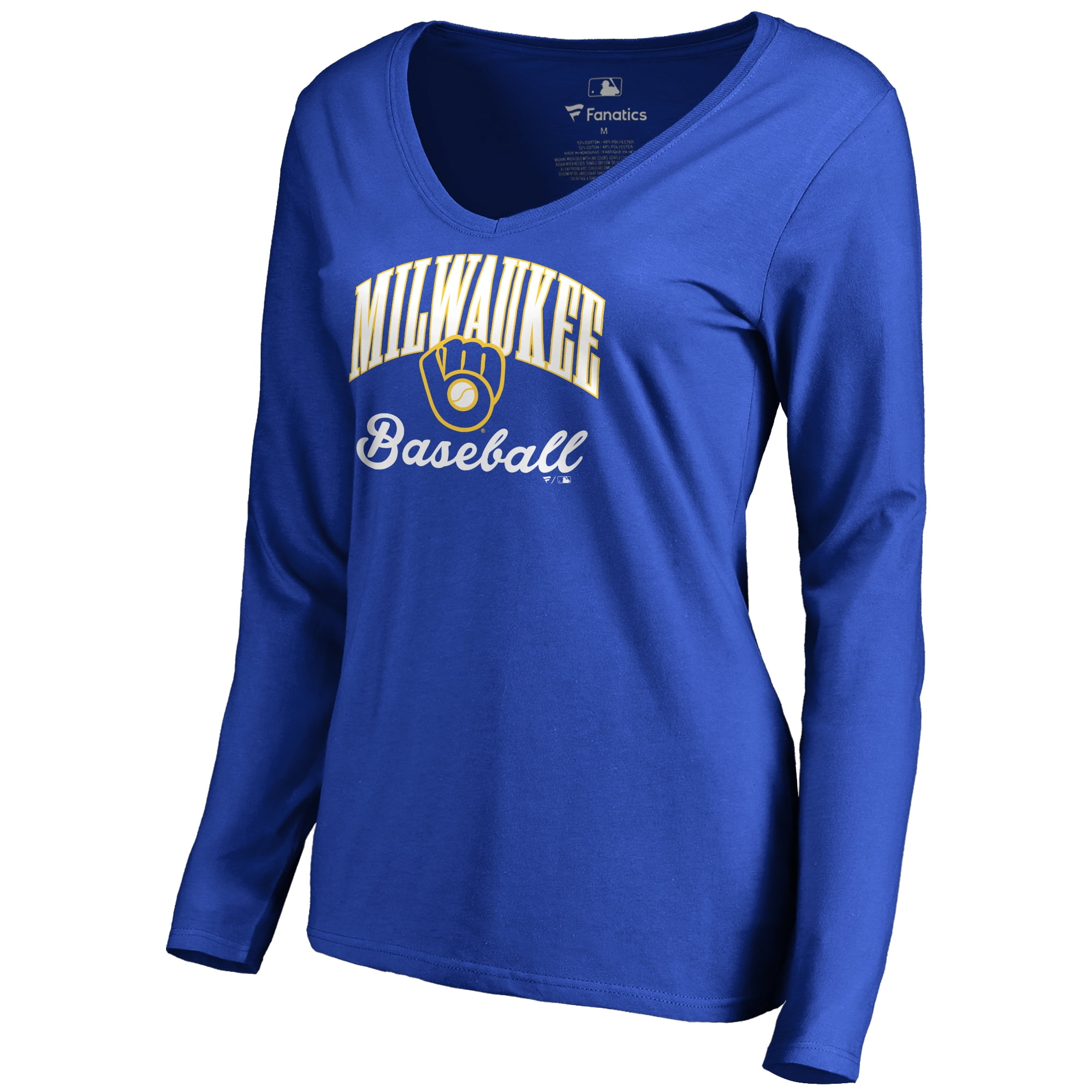 brewers long sleeve t shirt