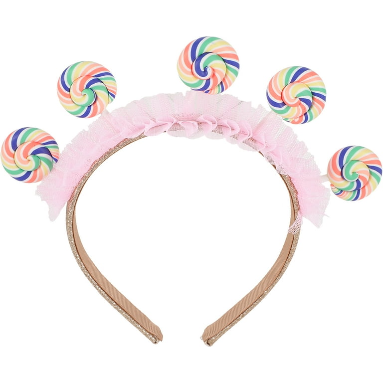 Homemaxs Lollipop Headband Toddler Lollipop Hairband Kids Headband Party Candy Headband for Kids, Kids Unisex, Size: 20x20x3CM